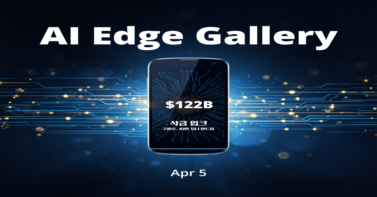 Google AI Edge Gallery Brings Offline LLMs to Mobile, OpenAI Closes Record $122B Round, Gemini API Launches Flex and Priority Tiers — AI Update for April 6, 2026
