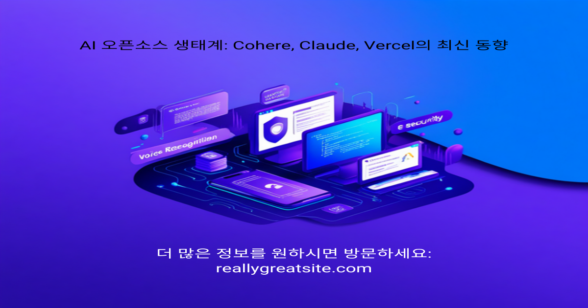 Cohere 한국어 ASR 공개, Claude 구독 변경, Vercel AI 코드 안전 — AI 오픈소스 생태계 4대 변화